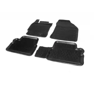 Гумові килимки (4 шт, Niken 3D) для Toyota Corolla 2007-2013 років Гумові килимки (4 шт, Niken 3D) для Toyota Corolla 2007-2013 років