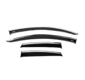 Вітровики з хромом (4 шт, Niken) для Chevrolet Malibu 2011-2018рр