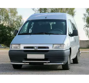 Передній захист ST009 (нерж) 51 мм для Fiat Scudo 1996-2007 років Передній захист ST009 (нерж) 51 мм для Fiat Scudo 1996-2007 років