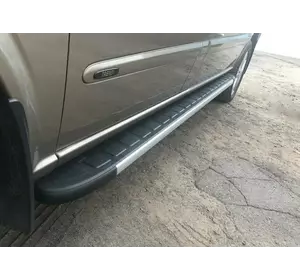 Бокові пороги Duru (2 шт., Алюміній) Довга (ExtraLong) для Mercedes Vito / V-class W447 2014-2024 рр Бокові пороги Duru (2 шт., Алюміній) Довга (ExtraLong) для Mercedes Vito / V-class W447 2014-2024 рр