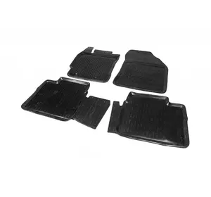 Гумові килимки (4 шт, Niken 3D) для Toyota Corolla 2013-2019 рр