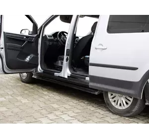 Накладки на дверні пороги EuroCap (2 шт., ABS) для Volkswagen Caddy 2015-2020 рр Накладки на дверні пороги EuroCap (2 шт., ABS) для Volkswagen Caddy 2015-2020 рр