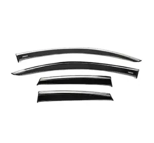 Вітровики з хромом (4 шт, Niken) для Toyota Highlander 2008-2013 рр Вітровики з хромом (4 шт, Niken) для Toyota Highlander 2008-2013 рр