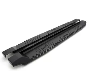 Бокові пороги Dakar V1 без LED (2 шт, метал) для Fiat Fullback 2016-2024 рр Бокові пороги Dakar V1 без LED (2 шт, метал) для Fiat Fullback 2016-2024 рр