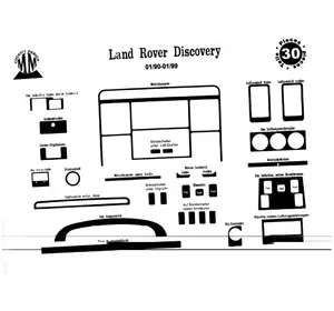 Накладки на панель для Land Rover Discovery I