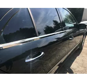 Зовнішня окантовка стекол (нерж) SW, Carmos - Турецька сталь (6 шт) для Mercedes E-сlass W211 2002-2009 рр Зовнішня окантовка стекол (нерж) SW, Carmos - Турецька сталь (6 шт) для Mercedes E-сlass W211 2002-2009 рр