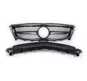 Передня решітка 2011-2014 (Diamond Silver) для Mercedes CLS C218 рр Передня решітка 2011-2014 (Diamond Silver) для Mercedes CLS C218 рр