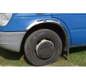 Накладки на арки (4 шт, нерж) для Mercedes Sprinter W901-905 1995-2006 рр Накладки на арки (4 шт, нерж) для Mercedes Sprinter W901-905 1995-2006 рр